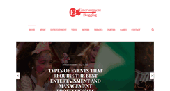 Desktop Screenshot of entertainmentblogging.com